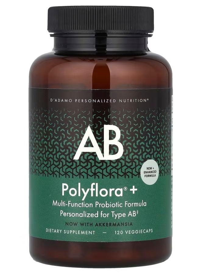 Polyflora®+ AB Multi-Function Probiotic Formula 120 VeggieCaps