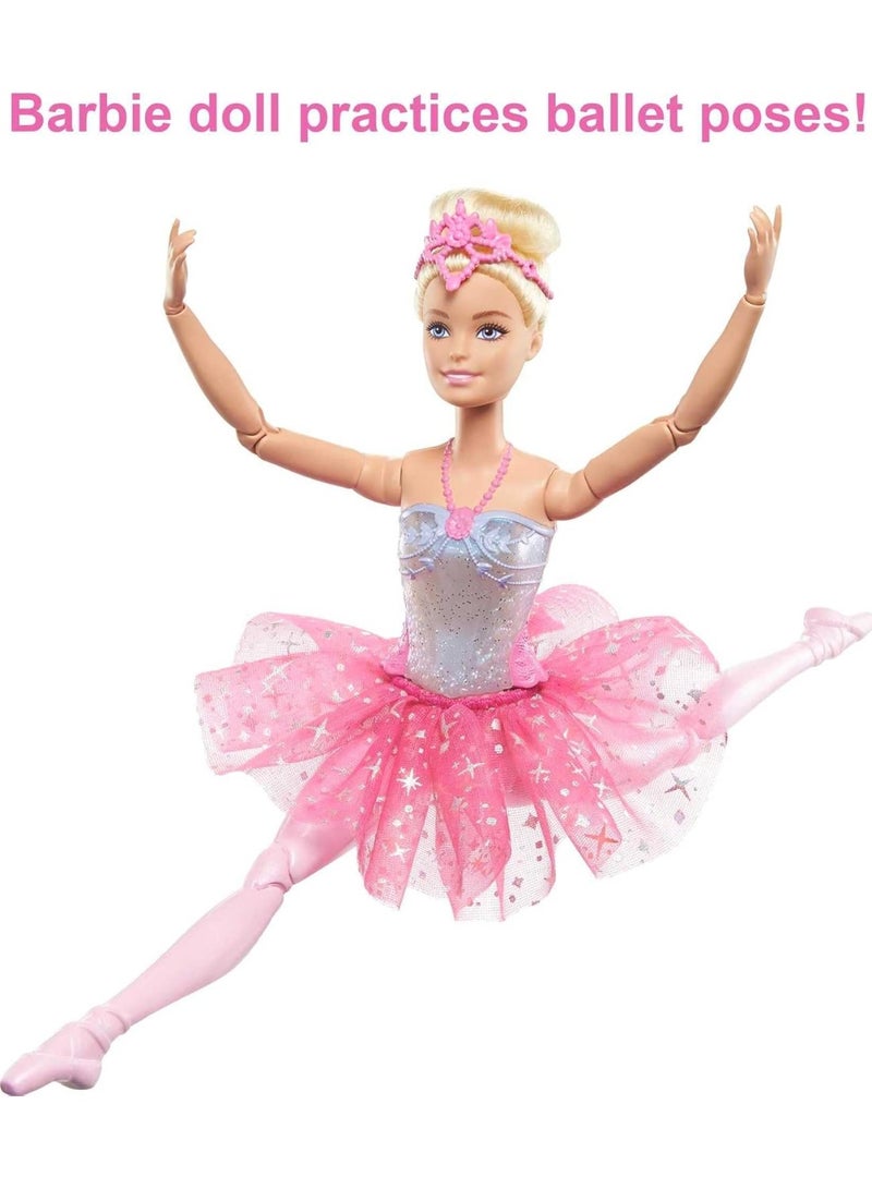 Barbie Dreamtopia Twinkle Lights Ballerina Doll, Blonde with Light-Up Feature, Tiara and Tutu - Image 3