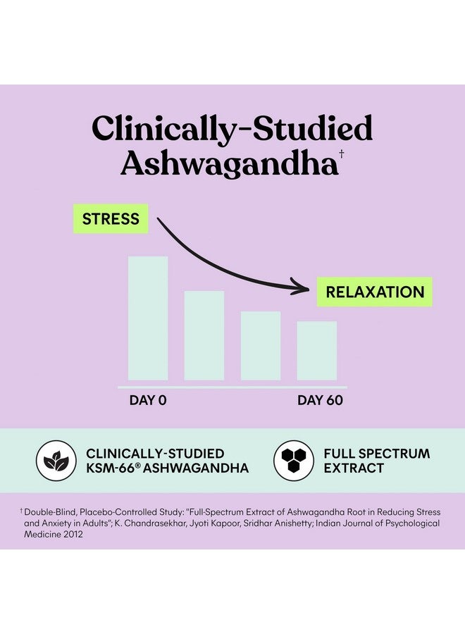ليمي  حلوى ليمي تشيل لتخفيف التوتر مع 300 ملغ من أشواغاندا KSM-66، بلسم الليمون، زهرة الآلام، وجوجي لدعم الاسترخاء، والكورتيزول الصحي والنوم - خالية من الغلوتين، وغير معدلة وراثيًا، بنكهة التوت المختلط (60 قطعة) - Image 4