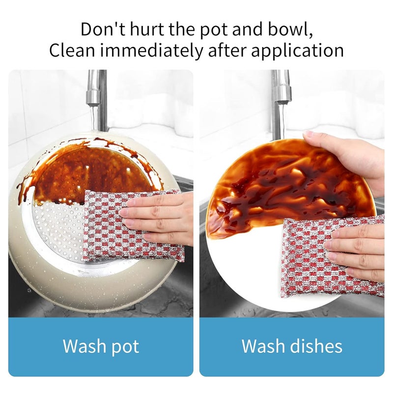 GUEICN Perfect Dish Sponges for Kitchen Multipurpose NonScratch Sponge with Heavy Duty Scouring Power Soft and Quick Cleaning Scrubber for PansOven and Hard Stains 20Pcs - Image 3