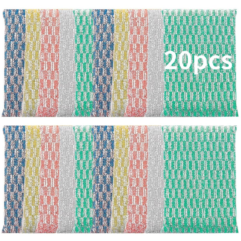 GUEICN Perfect Dish Sponges for Kitchen Multipurpose NonScratch Sponge with Heavy Duty Scouring Power Soft and Quick Cleaning Scrubber for PansOven and Hard Stains 20Pcs - Image 1