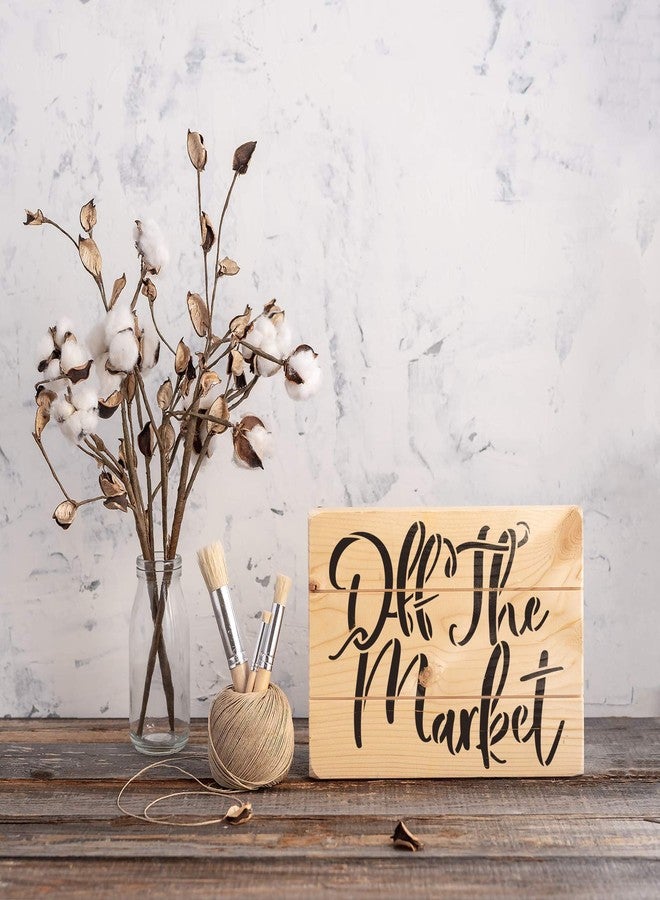 Stencil Revolution Off The Market Stencil Template for Walls and Crafts - Reusable Stencils for Painting in Small & Large Sizes - Image 3
