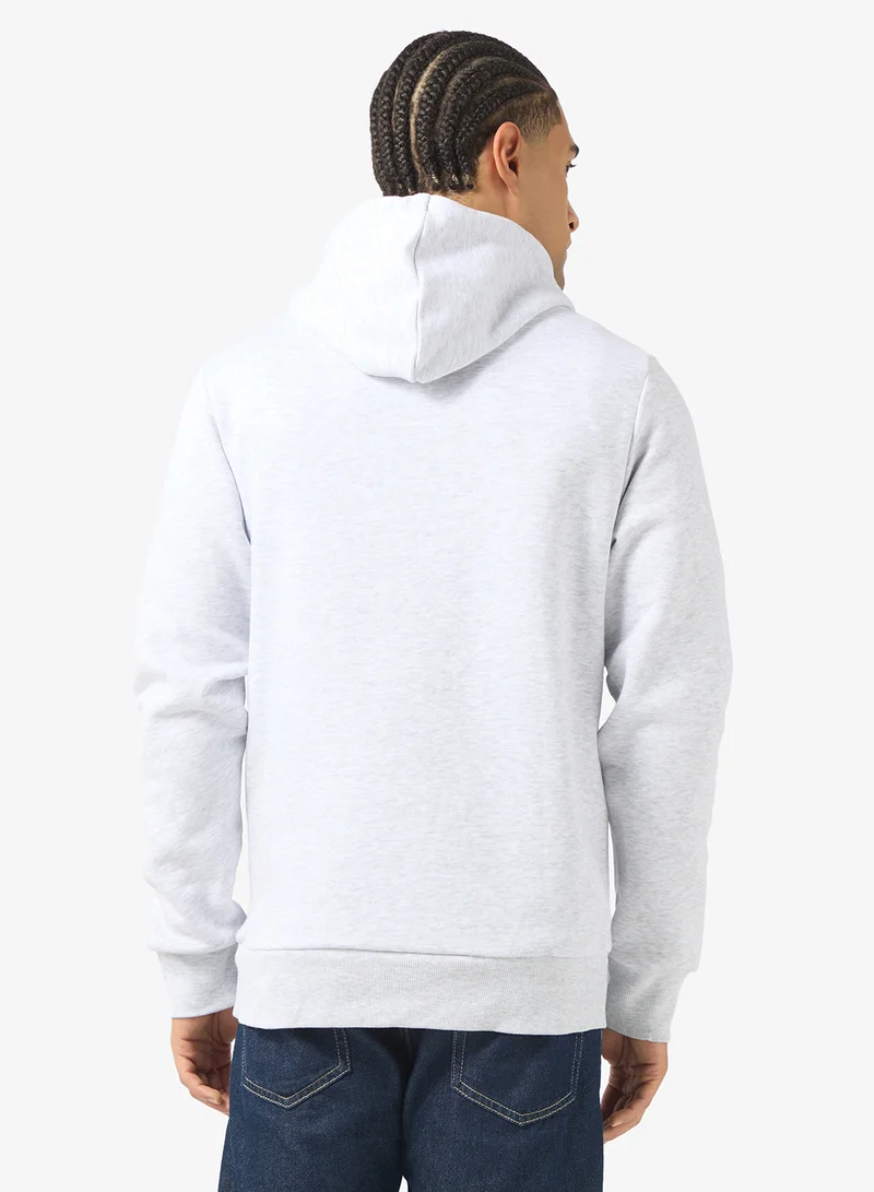 JACK & JONES Logo Regular Fit Pullover Hoodie