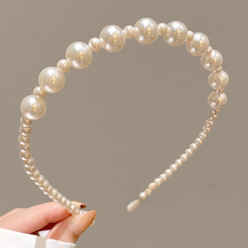 Generic Kids Pearl Headband Princess Elegant Hairband 16# ten large pearls