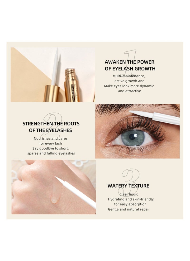 Lash Serum for Eyelash Growth Enhancing,Eyelash Growth Serum for Longer Thicker and Fuller Looking Natural Lashes Lash Extensions