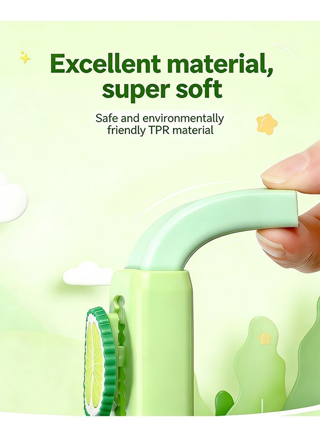 MXN 6 Pcs Cute Fruit Retractable Erasers Sliding Eraser Push-Pull Eraser with Replaceable Refill for Kids School Supplies - Image 5