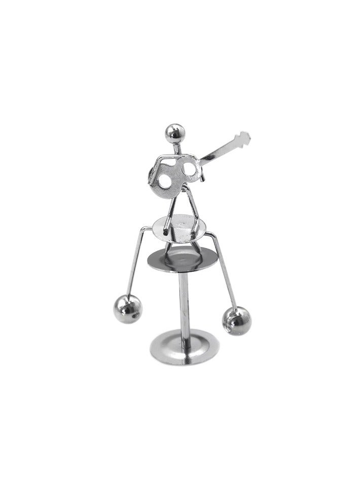 استمتع بتجربة من التوازن والهدوء مع لعبة مهد نيوتن – تصميم أنيق، حركة سلسة، ولمسة ديكور ذكية تضيف طابعًا علميًا راقٍ لمكتبك أو منزلك. - Image 1