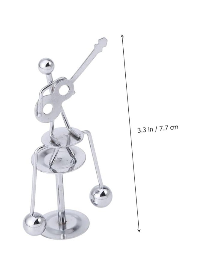 استمتع بتجربة من التوازن والهدوء مع لعبة مهد نيوتن – تصميم أنيق، حركة سلسة، ولمسة ديكور ذكية تضيف طابعًا علميًا راقٍ لمكتبك أو منزلك. - Image 5