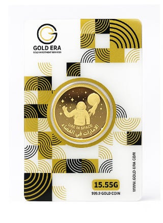 Gold Era 15.55 Grams Gold Coin – 24K 999.9 Pure Gold Coin with Space Design, Certified Investment Coin in Sealed Packaging - pzsku/ZC1F37431B8C18ECBC5AAZ/45/1751437213/be52aed8-5a00-4173-919c-f023adda29ee