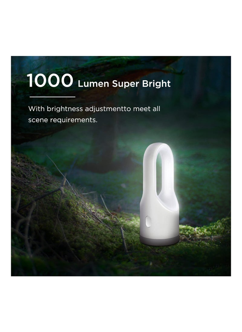 SYOSI - Rechargeable U-Shape Spotlight Flashlight 1000 Lumens LED Handheld Flashlights 4 Modes IPX5 Waterproof Lightweight Outdoor Searchlight for Hiking, Camping, Hunting and Emergencies - Image 1