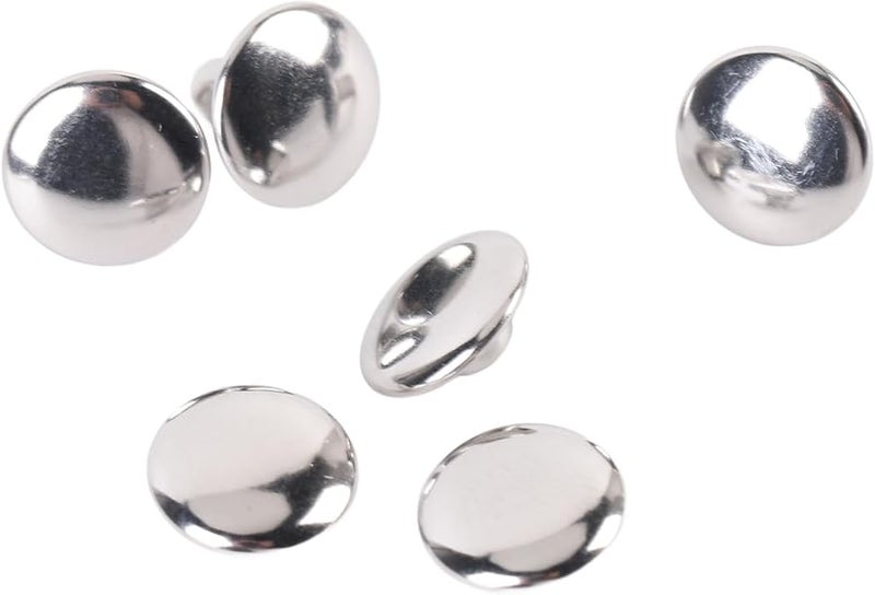 500 Pcs 9x6mm Stainless Steel Double Cap Leather Rivets for Crafting Belts Bags Boots Repair - Image 4
