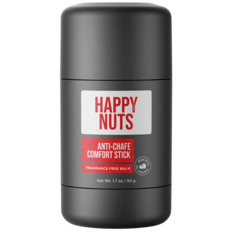 HAPPY NUTS Anti-Chafe Comfort Stick for Men: Ultimate Friction Defense & Chafing Prevention for Active Lifestyles - Perfect for Runners, Cyclists, & Active Men (1 Pack) - Image 1