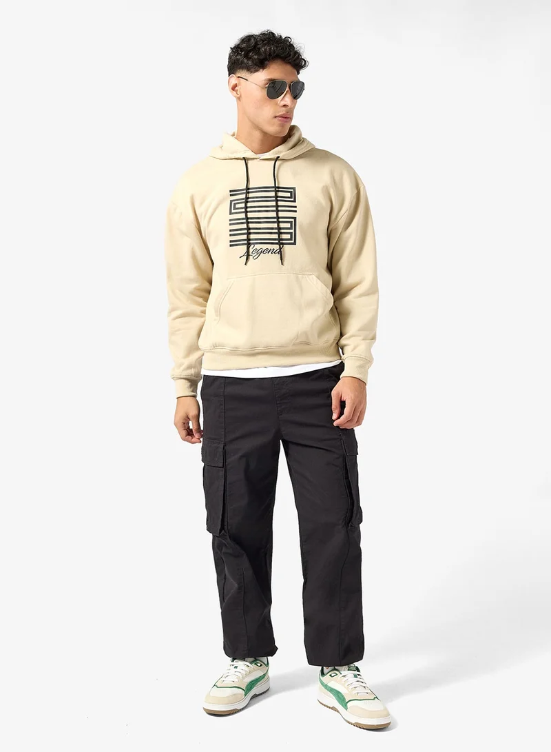Seventy Five  Graphic Pullover Hoodie for Men | Best Price UAE