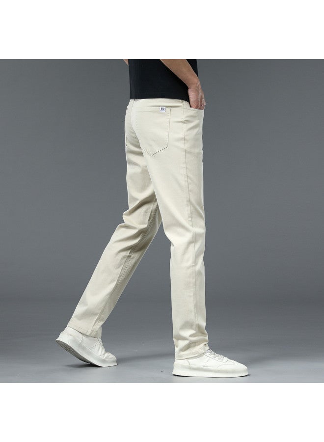 Tucano spring/summer Stylish Men's Jeans Comfortable Versatile Business Casual Straight-leg Trousers - Image 5