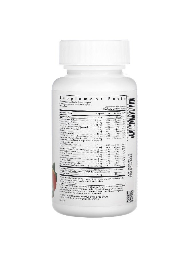 Michael's Naturopathic Michael's Naturopathic, Children's Chewables, Multivitamin & Mineral, 120 Vegetarian Chewable Wafers - Image 2