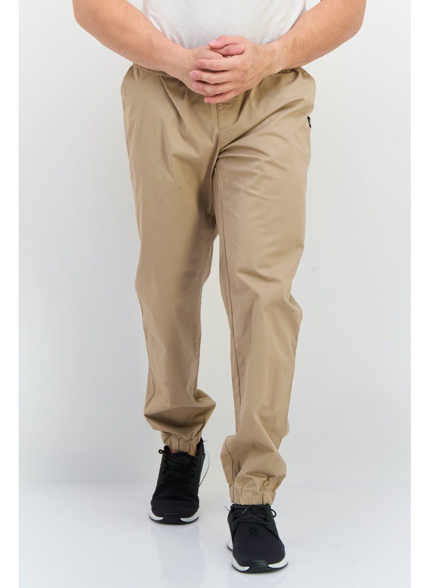 Champion Men Custom Fit Outdoor Jogger Pants, Tan  - Image 1