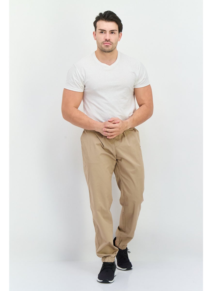 Champion Men Custom Fit Outdoor Jogger Pants, Tan  - Image 4