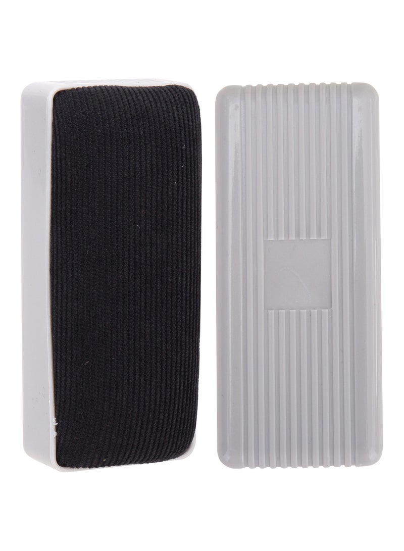 Deli E7810 Whiteboard Eraser 110*48mm GREY - ideal for classroom, office, and home whiteboards - Image 1