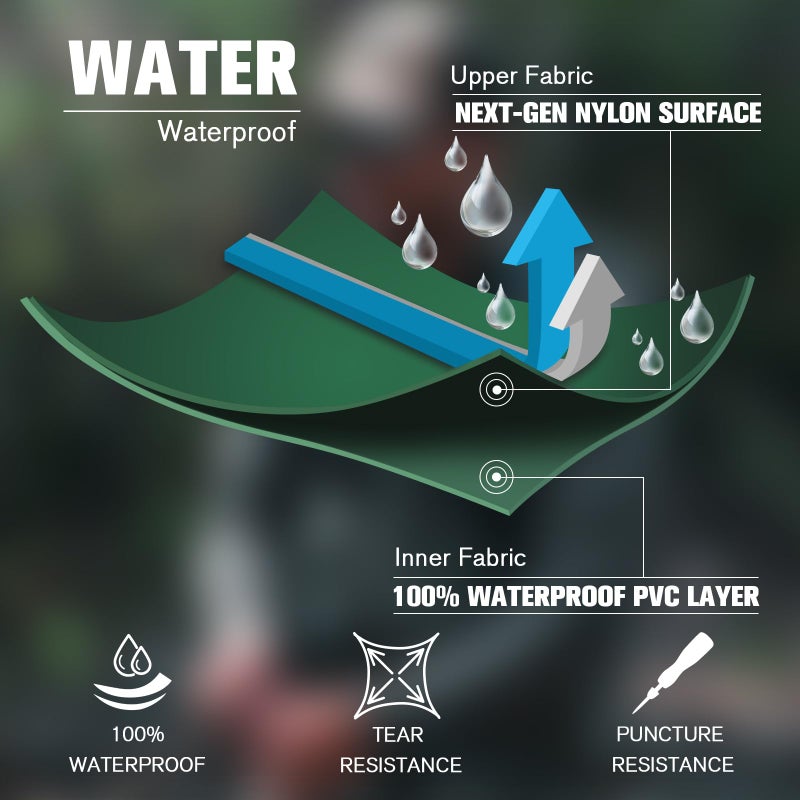 Trudave Chest Waders for Men with Boots, 2-Ply Nylon/PVC Waterproof Fishing & Hunting Waders for Men and Women - Image 4