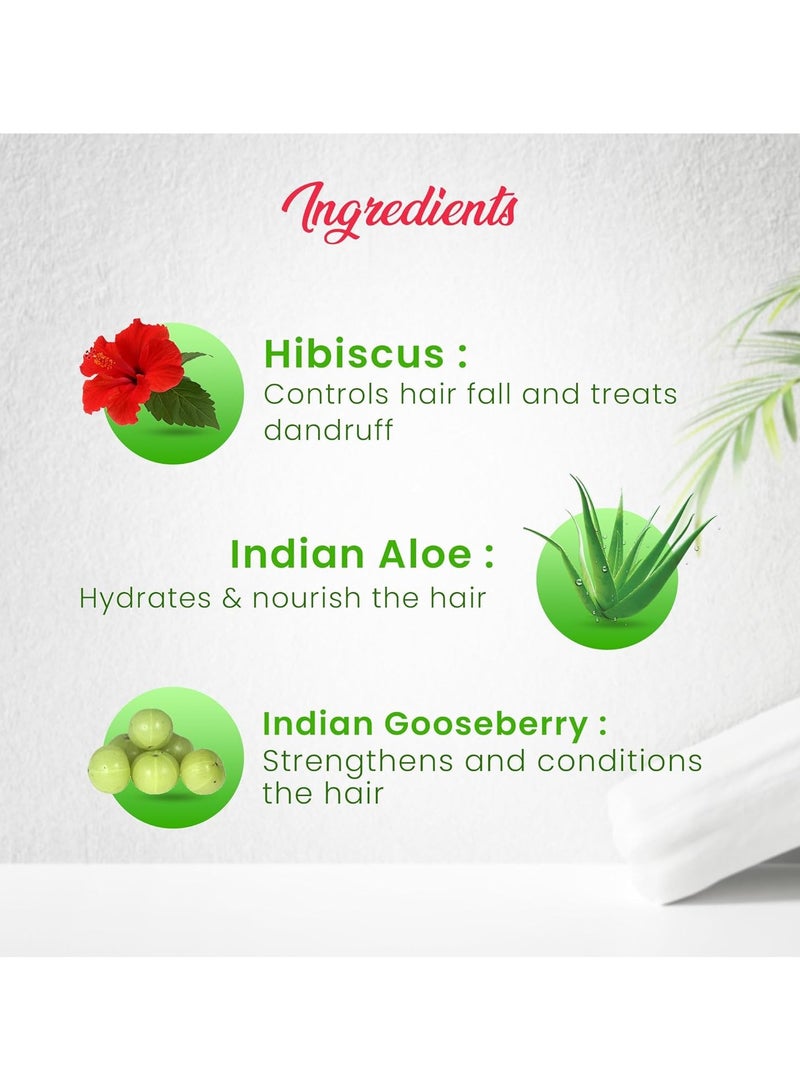 dhathri Shampoo Chemparathi Thaali to Cleanse Hair Scalp Natural Hair Shampoo For Soft and Shiny Hair  200ml - Image 5