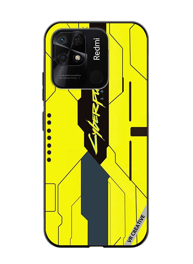 VR CREATIVE Protective Case Cover For Xiaomi Redmi 10C Cyberpunk Design Multicolour - Image 1