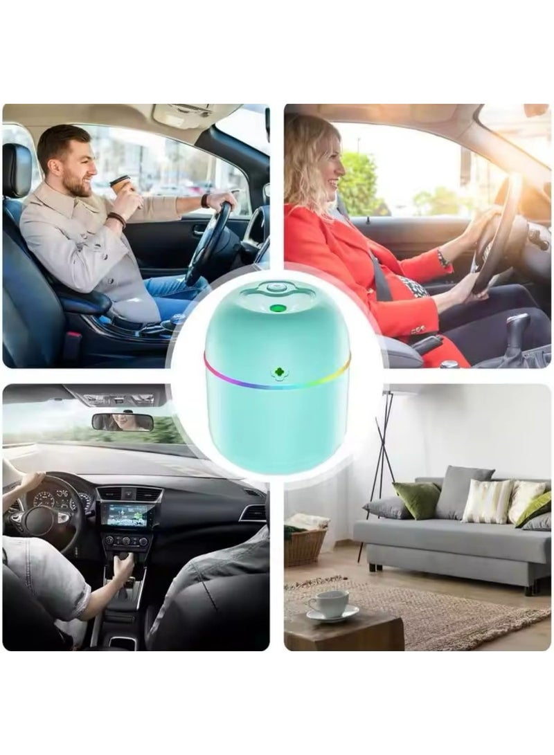 Portable mini humidifier and essential oil diffuser with night light, ideal for home, office, and car. - Image 5
