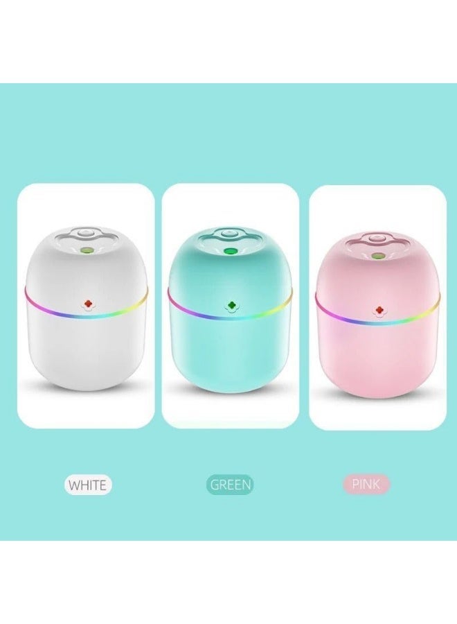 Portable mini humidifier and essential oil diffuser with night light, ideal for home, office, and car. - Image 3