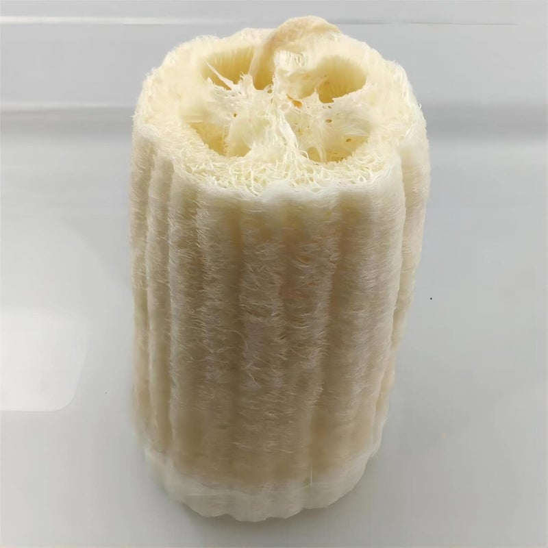 ENLAYER Natural Loofah Sponge Exfoliating Body Sponge Scrubber Natural Loofah Exfoliating Bath Scrubber for Adults for Adults Men and Women Shower 6PCS - Image 3