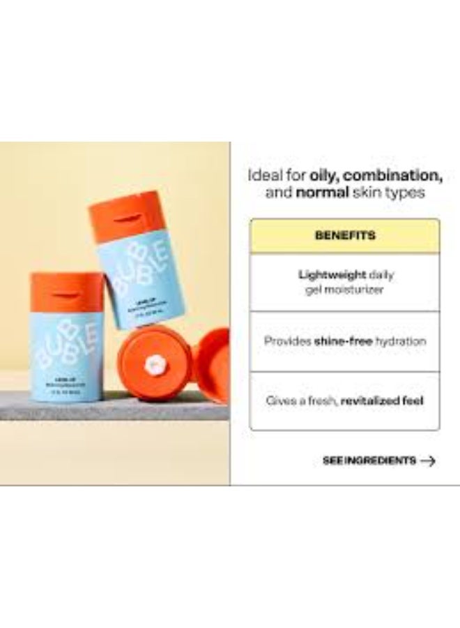 Bubble Skincare Level Up Balancing Moisturizer，Face Hydrating Gel Moisturizer Formulated with Zinc PCA + Niacinamide for Improved Texture & Radiance，Skin Care for Oily or Combination Skin (50ml) - Image 5