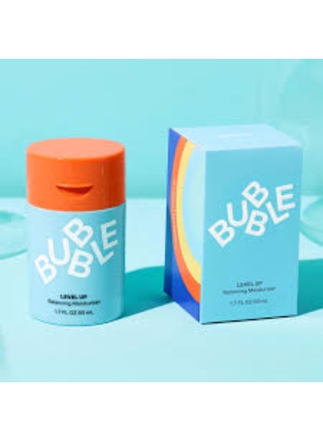 Bubble Skincare Level Up Balancing Moisturizer，Face Hydrating Gel Moisturizer Formulated with Zinc PCA + Niacinamide for Improved Texture & Radiance，Skin Care for Oily or Combination Skin (50ml) - Image 3