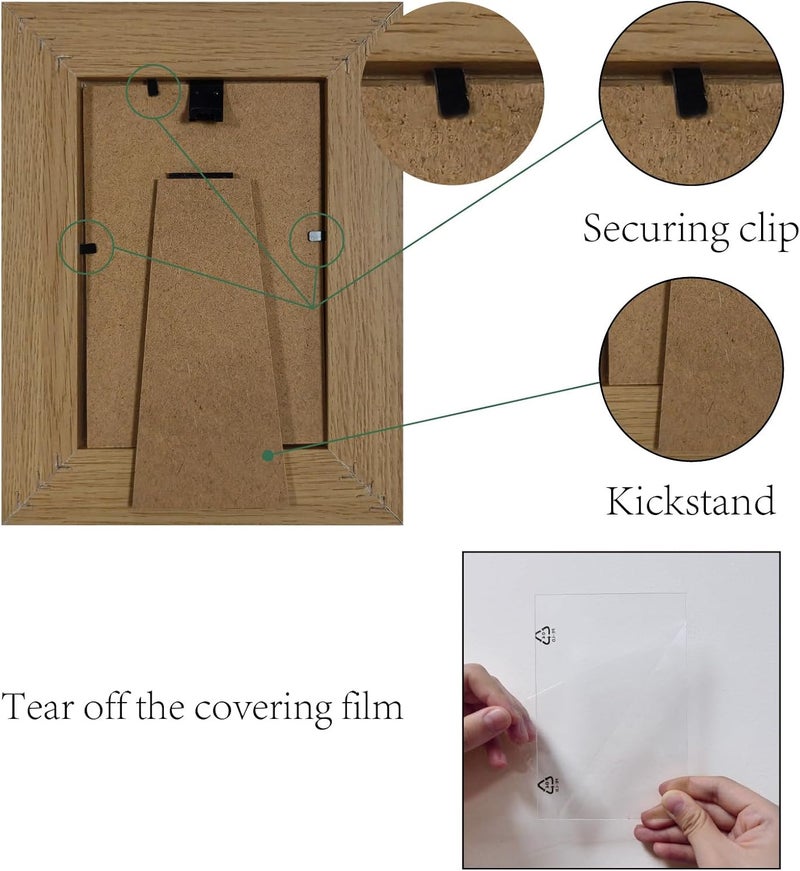 CREATCABIN Fishing Photo Frame My First Fish Picture Frame Wood Engraved Picture Holder Memorial Tabletop Keepsake Suit 4x6 Photo Friendship Gifts for Hanging Wall Family Friends Desk Decor 6x8 Inch - Image 4