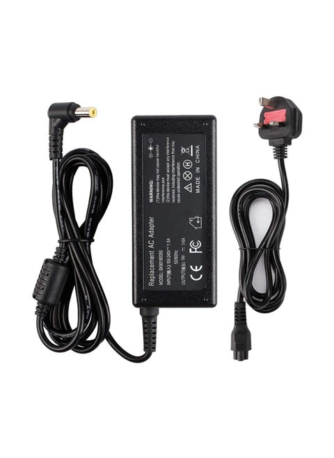 Ntech Replacement Charger 65W Laptop Charger for Acer Aspire Power Adapter (19V 3.42A) with Power Cord for A315 A515 A517 E1 E5 E14 E15 ES14 ES15 F15 F5 V15 V17 ect Yellow connecter Tips (5.5x1.7mm)