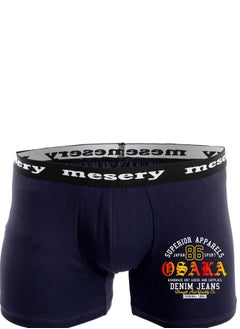 Mesery  Men Boxer Print-Navy