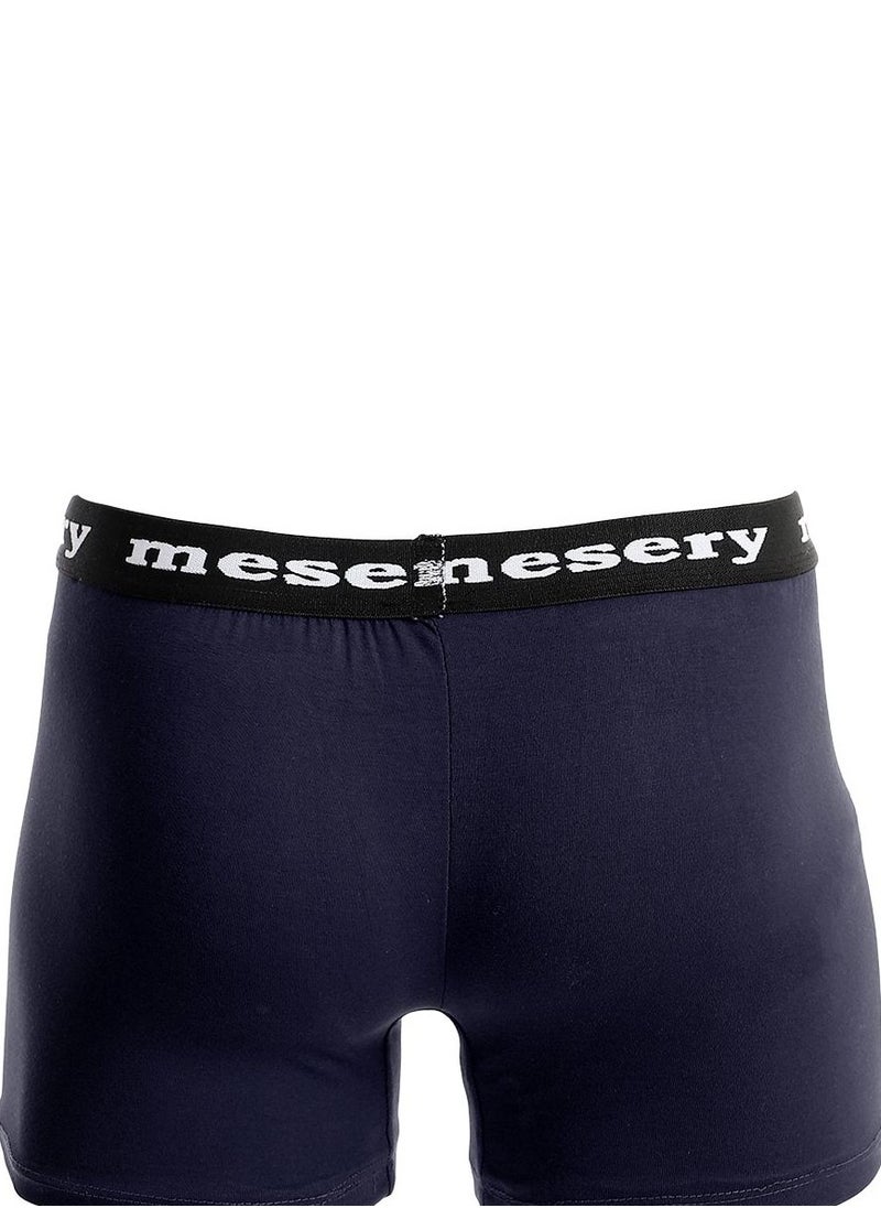 Mesery - Mesery  Men Boxer Print-Navy - Image 1