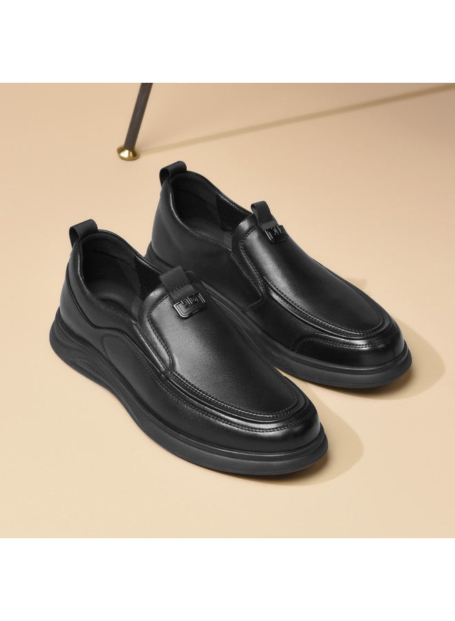 سيبتولفز 【top Grain Leather】 أحذية رجالية للمكتب تدوم 25 عامًا، أحذية جلدية انزلاقية بسيطة وفاخرة، مريحة ومتعددة الاستخدامات بتصميم ريترو - Image 4