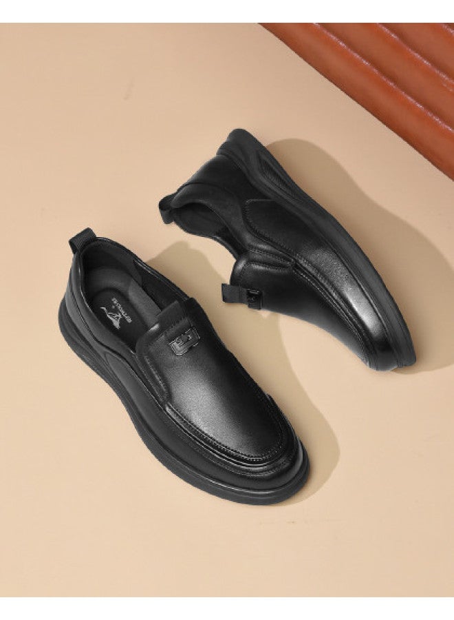 سيبتولفز 【top Grain Leather】 أحذية رجالية للمكتب تدوم 25 عامًا، أحذية جلدية انزلاقية بسيطة وفاخرة، مريحة ومتعددة الاستخدامات بتصميم ريترو - Image 1