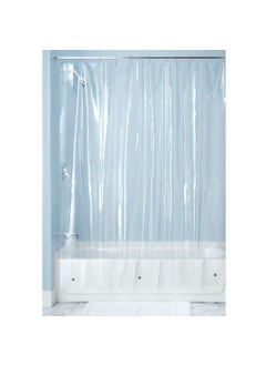 STITCHNEST STITCHNEST PVC Transparent AC Curtain Water Proof Quick Water Release Curtain 7 Feet 