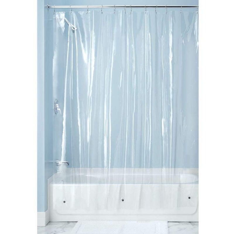STITCHNEST PVC Transparent AC Curtain Water Proof Quick Water Release Curtain 7 Feet