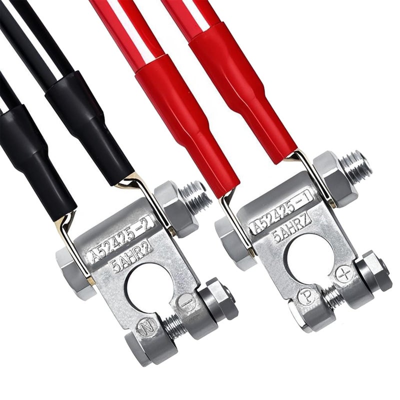DLronwey Military Spec Battery Terminals Heavy Duty Battery Terminal Battery Post Terminals For Marine Car Boat Rv And Vehicles 2 Pcs - Image 4