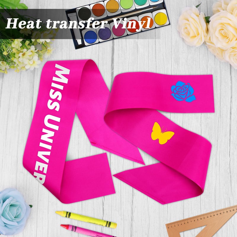 دريمتوب Dreamtop 16PCS SASH SASH PINK Blank SASH PINK SASH FLANK FLACH FOR BAGELSTS SASH SASH MISS AMERICA SASH 2025 SASH for Beauty Pageant  - Image 2