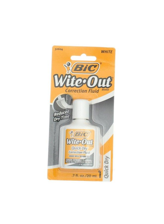 Bic سائل تصحيح سريع الجفاف 20 مل أبيض [مجموعة من 4 قطع] - Image 1