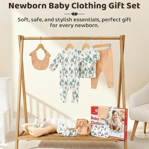 StarAndDaisy New Born Baby Clothes 0-6 Months Gift Set of 12 / Soft Pure Cotton Baby Gifts Newborn/Perfect Newborn Baby Gift Set for Boys & Girls - Image 2