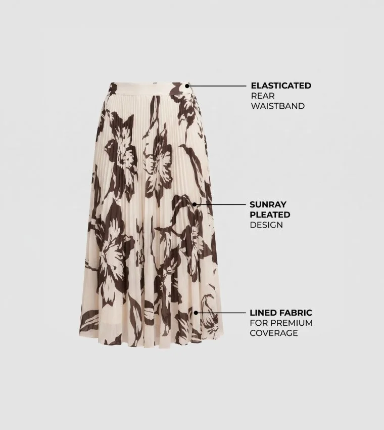 Forever New  Aurora Pleated Skirt for Women | Best Price UAE