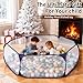 Heopeis Kids Ball Pit Blue Large Pop Up Toddler Ball Pits 47inches Play Tent for Toddlers Girls Boys for IndoorOutdoor Play Tent with Carry Tote Balls Not Included Deep Blue - Image 4