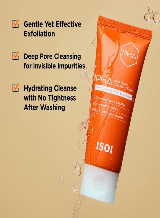 ISOI PHA Mild Deep Cleansing Foam, Gentle Daily Exfoliating Cleanser with Hydrating PHA Formula, Deep Cleansing for Sensitive Skin, Korean Skin Care (3.38 fl.oz, 100ml) - Image 4