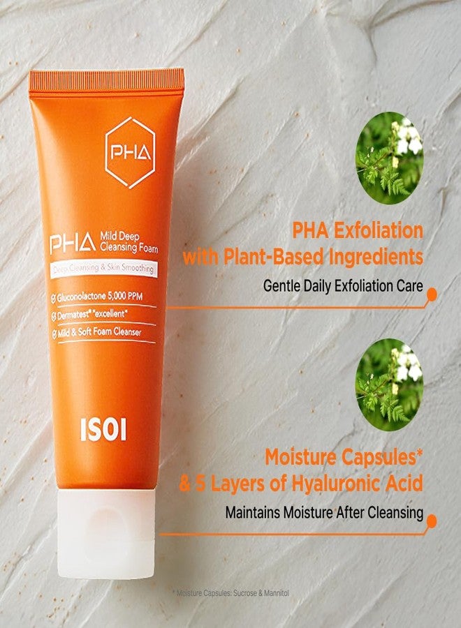 ISOI PHA Mild Deep Cleansing Foam, Gentle Daily Exfoliating Cleanser with Hydrating PHA Formula, Deep Cleansing for Sensitive Skin, Korean Skin Care (3.38 fl.oz, 100ml) - Image 5