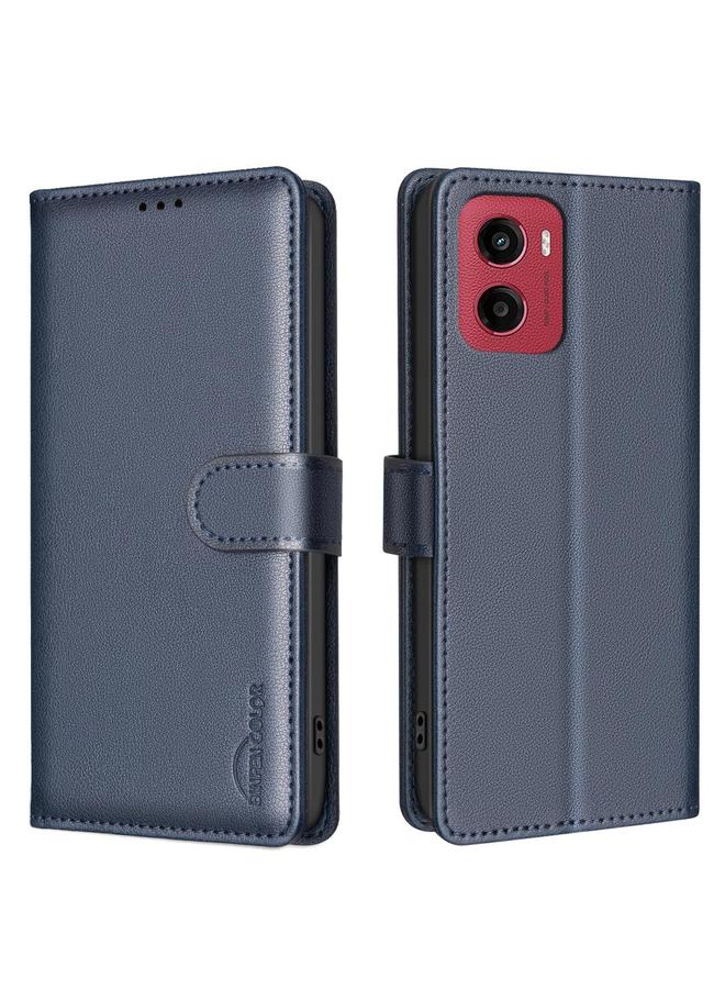 S-TOP Case For Motorola Moto G05 Litchi Texture RFID Anti-theft Leather Phone Case - Image 1