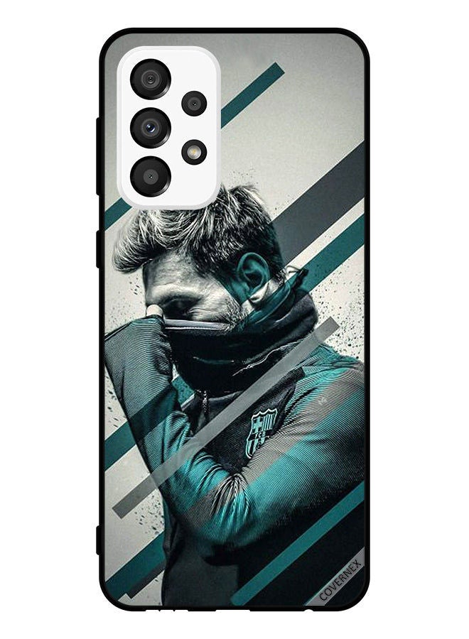 Covernex Protective Case Cover For Samsung Galaxy A33 5G Messi Hiding Face - Image 1