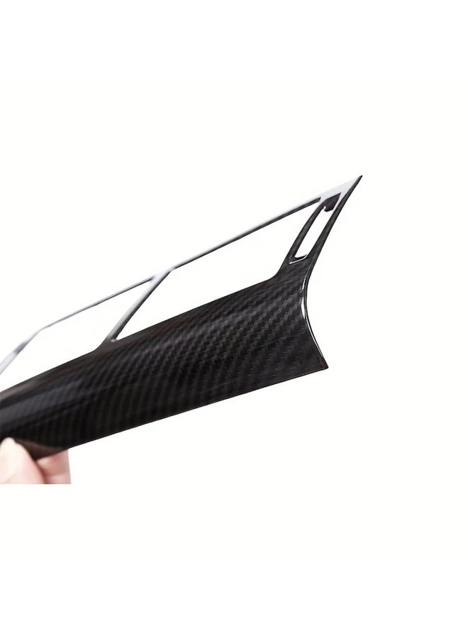Carbon Fiber Pattern Central Air Vent Frame Trim For Discovery Sport 2015 2019 - Image 5