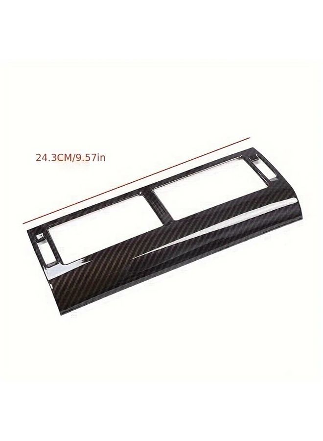 Carbon Fiber Pattern Central Air Vent Frame Trim For Discovery Sport 2015 2019 - Image 2